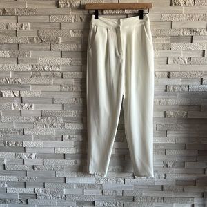 White ankle pants size S